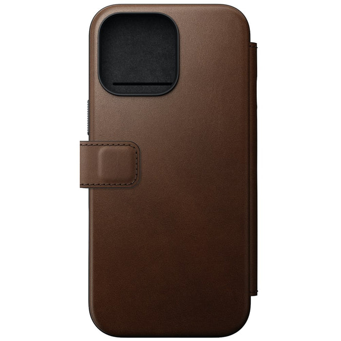 Nomad Modern Folio Leather Case for iPhone 16 Pro Max