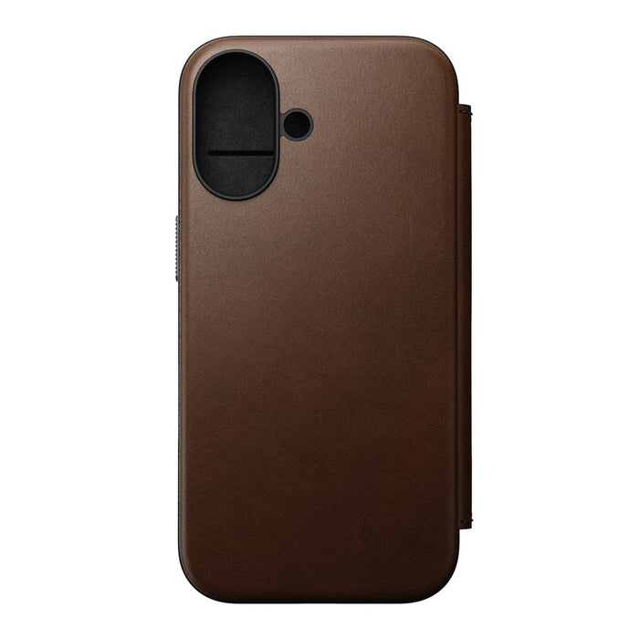 Nomad Modern Folio Leather Case for iPhone 16