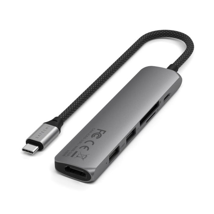 Satechi 6-in-1 USB-C Slim Multiport Adapter